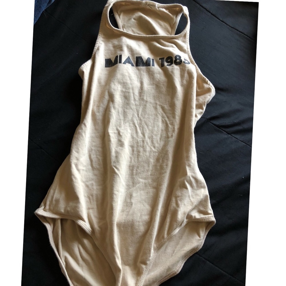 Cream jumpsuit